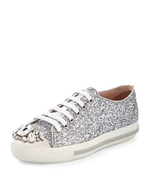 miu miu glitter shoes buy|miu mi u sneakers.